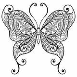 Mandala Boyama Kelebek Butterly Schmetterling Gl Goo sketch template