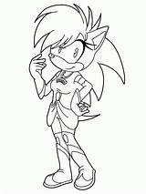 Hedgehog Coloring Sonic Pages Sonia Shadow Tails Drawing Deviantart Library Clipart Comments Coloringhome sketch template