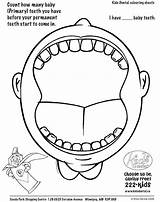 Teeth Coloring Pages Dental Preschool Lips Mouth Open Dentist Hygiene Clipart Health Drawing Brushing Worksheets Kindergarten Colouring Kids Tooth Color sketch template