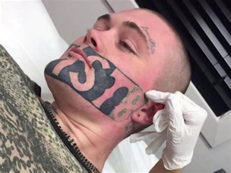 Man With Devast8 Tattoo Across His Face Accepts Job Offer The