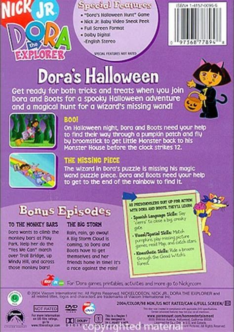 Dora The Explorer Dora S Halloween Dvd 2004 Dvd Empire