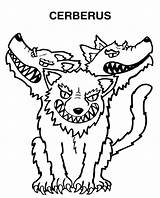 Monstros Cerberus Pintar Getdrawings Dibujosonline Colorironline Birijus Sponsored sketch template