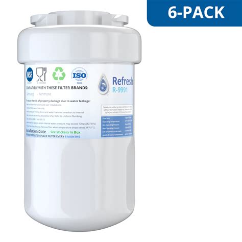 Refresh R 9991 Replacement Water Filter Fits Ge Mwf Smartwater Gse2