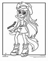 Equestria Girls Coloring Pages Rainbow Rocks Drawing Pony Little Template sketch template