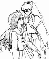 Inuyasha Coloring Pages Act Final Getcolorings Printable Getdrawings sketch template
