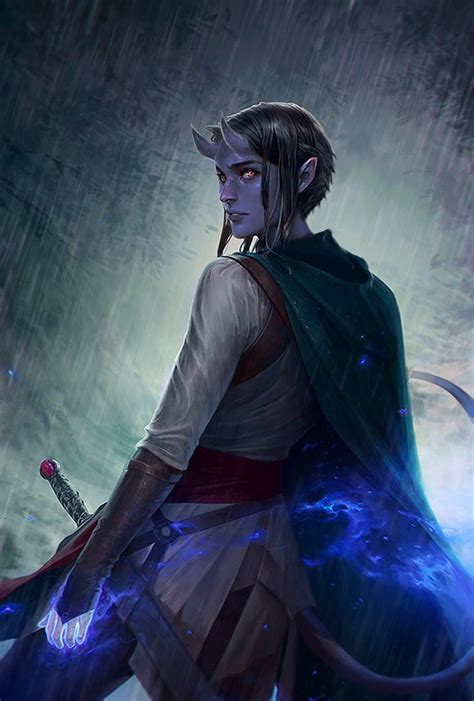 tiefling dandd character dump concept art characters dungeons and