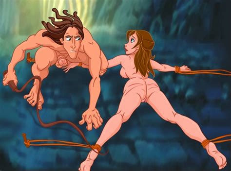 rule 34 bondage bound brunette disney jane porter outdoors pussy ropes tarzan whip 2387655