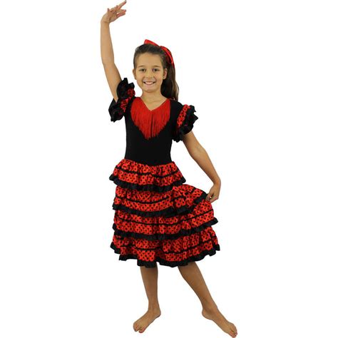 girls flamenco costume  love fancy dress