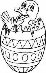 Easter Egg Coloring Pages Kids Printable Duck Boys Spring Color Eggs Colouring Sheets Holidays Online Printables Entertainment Hatching sketch template