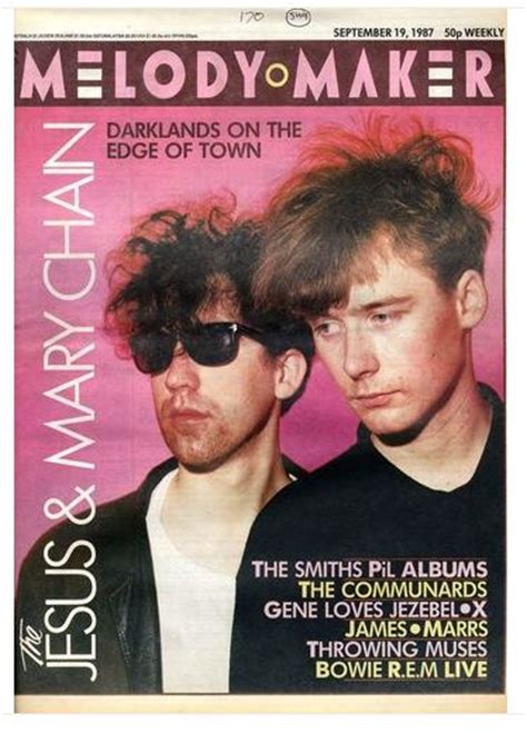 william and jim reid of the jesus and mary chain melody maker september