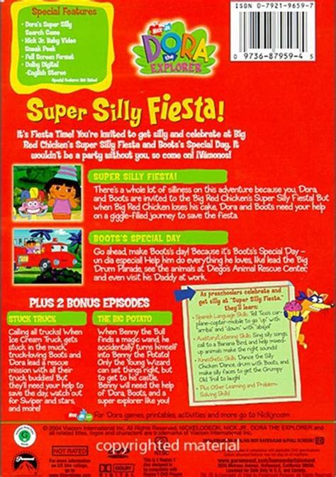 Dora The Explorer Super Silly Fiesta Dvd 2004 Dvd Empire