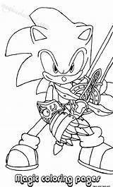 Coloring Pages Shadow Printable Sonic Hedgehog Holding Warriors Golden Print Boys Swords Character State Color Kids Warrior Template Chose Getcolorings sketch template