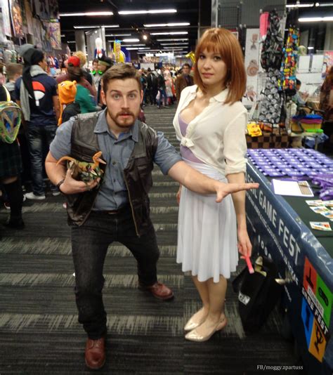 Jurassic Worlds Owen Grady And Claire Dearing At Ikkicon