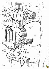 Vacances Coloriage Noel Coloring Pages Neige Bonhomme Famille Depuis Hugolescargot Enregistrée Christmas Snowman Coloriages Hiver Choose Board sketch template