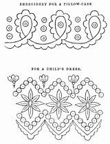 Embroidery Pattern Victorian Printable Patterns Antique Designs Collage Sheet Hand Clipart Printables Digital Stamps Clipground sketch template