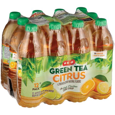 citrus green tea  oz bottles shop tea