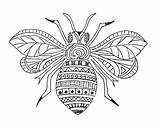 Bee Zentangle Thequiltrat sketch template