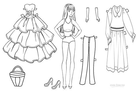 printable paper doll templates