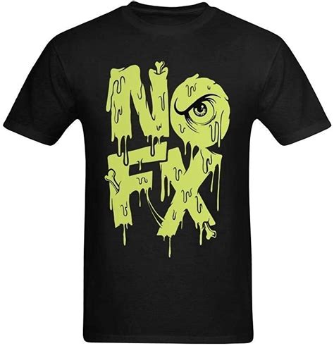 Made Men Creative Nofx Design T Shirts Black Uk Clothing