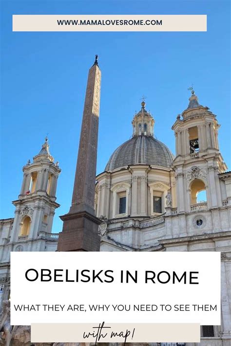 obelisks  rome       map  fun facts mama