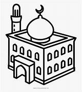 Masjid Mosque Aqsa Coloringhome Clipartmag Webstockreview sketch template