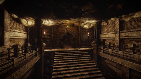 modular dungeon catacombs level 2 3d model by tobyfredson [7439c83