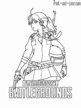 Pubg Battlegrounds sketch template
