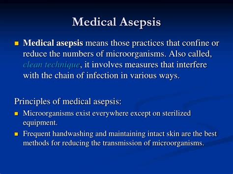 examples  medical asepsis  surgical asepsis electronicstorm