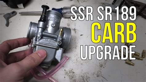 ssr sr carb upgrade youtube