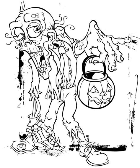 sexy zombie pin  coloring pages