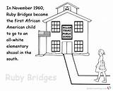 Coloring Ruby Bridges Pages sketch template