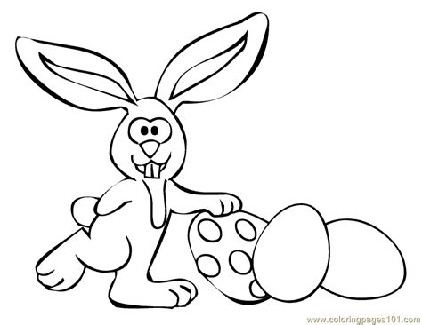 bunny outline printable coloring home