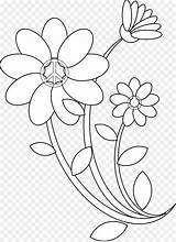 Flowers Mewarnai Desain Favpng Gambar Buku Clipartbest Pinte Rawson Pixabay Putih Bloem Pngkey Vhv sketch template