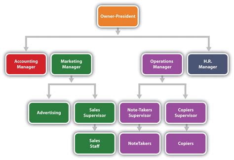 reading  organization chart  reporting structure bus