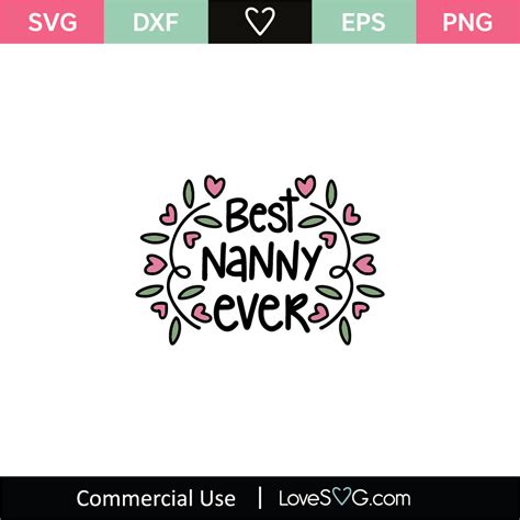 nanny  svg cut file lovesvgcom