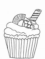 Cupcake Muffin Kiwi Cupcakes Coloring Papel Sellos Digitales Mis Hojas Cakes Muffins Pages Cup Colouring Printable Stamps Digital sketch template