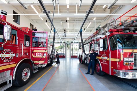 sustainable fire station   usa fire station