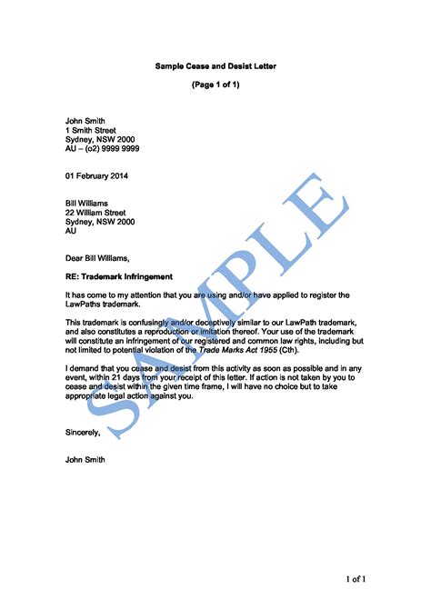 collection agency cease  desist letter template collection letter