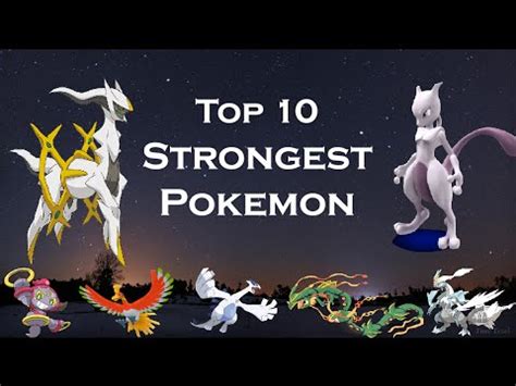 top  strongest pokemon   time doovi