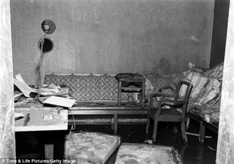 inside hitler s bunker hideaway where he and eva braun died after fall