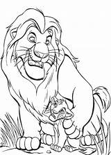 Lion Coloring King Pages Simba Mufasa Kids Children Advise Printable Give Disney Color Worksheets Solving 3rd Problem Grade Math Son sketch template