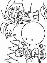 Crayola Snowman sketch template
