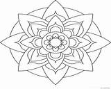 Meditation Mandala Pages Coloring Getcolorings sketch template