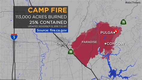 Maps Wildfires Burning Across California
