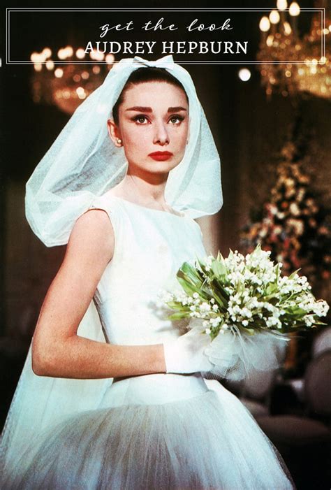 Get The Look Audrey Hepburn Wedding Dress Glamour And Grace