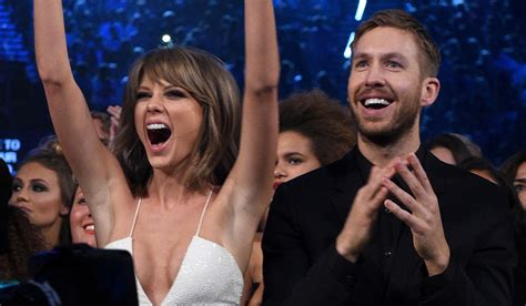 taylor swift is at calvin harris new year s eve show in
