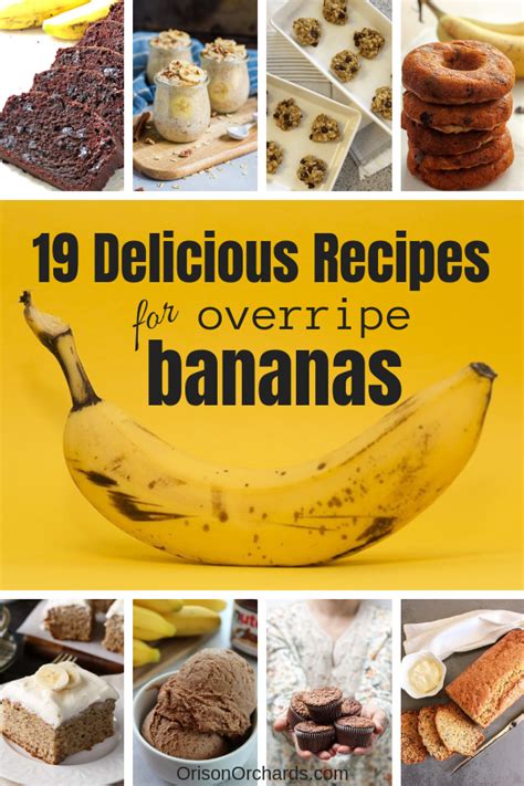 19 Easy Banana Recipes To Use Up Overripe Bananas Orison Orchards