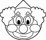 Clown Coloring Scary Face Drawing Pages Printable Fish Clipartmag Clowns Color Template Colouring Getcolorings sketch template
