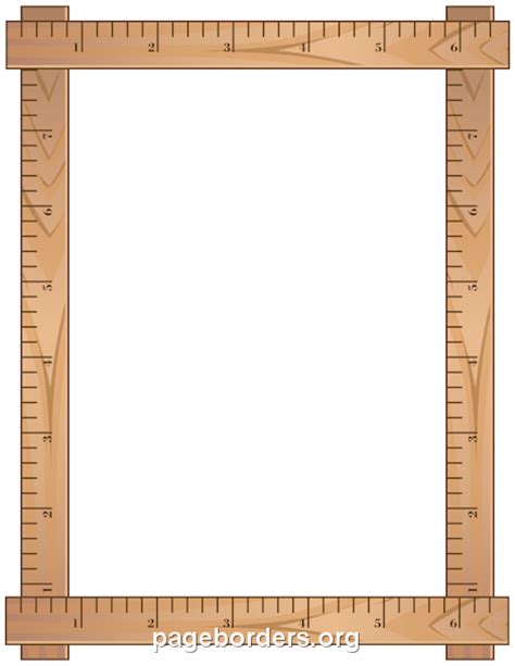 Ruler Border Clip Art Page Border And Vector Graphics