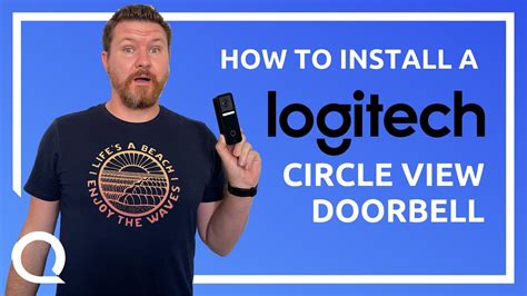 logitech circle view doorbell installation youtube
